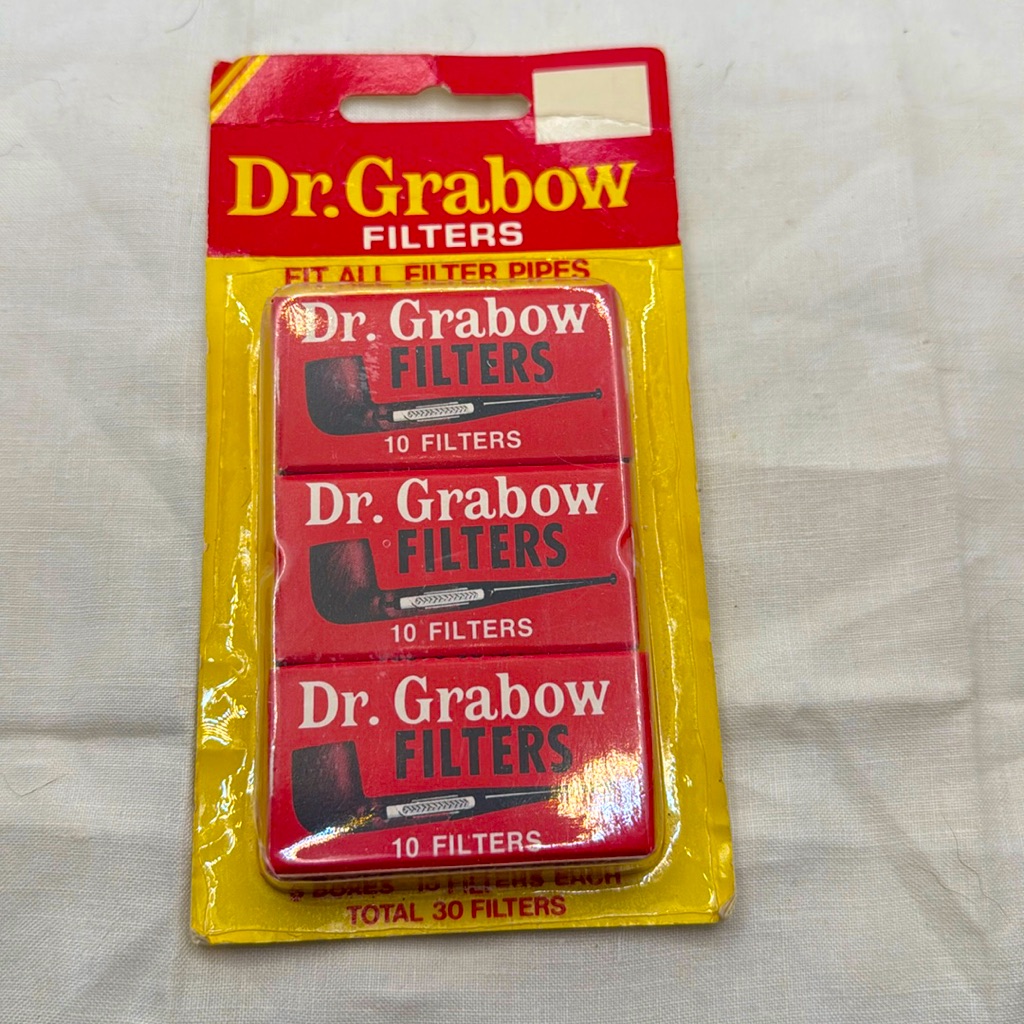 Brand New Vintage Dr Grabow 10 Premium Pipe Filters  3 Pack Display